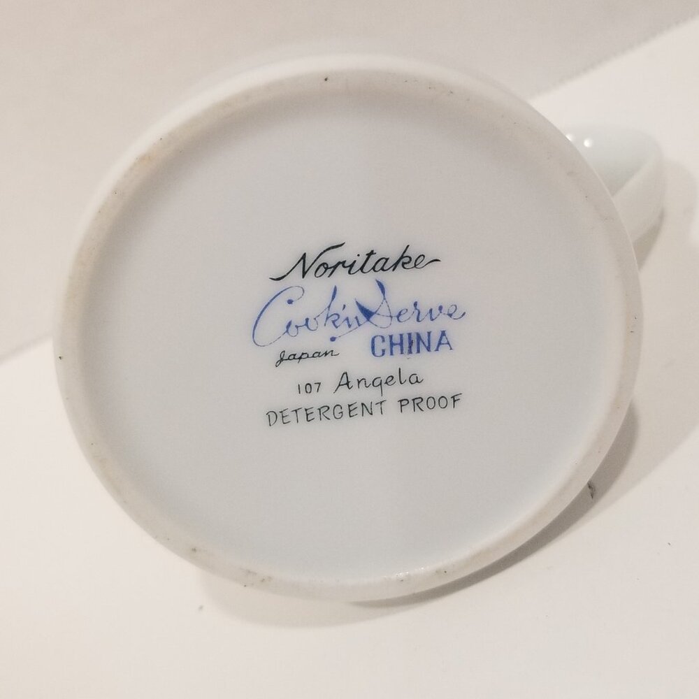 Noritake Cook'n Serve China 8 oz. Creamer, Angela pattern, EUC - Picture 10 of 13